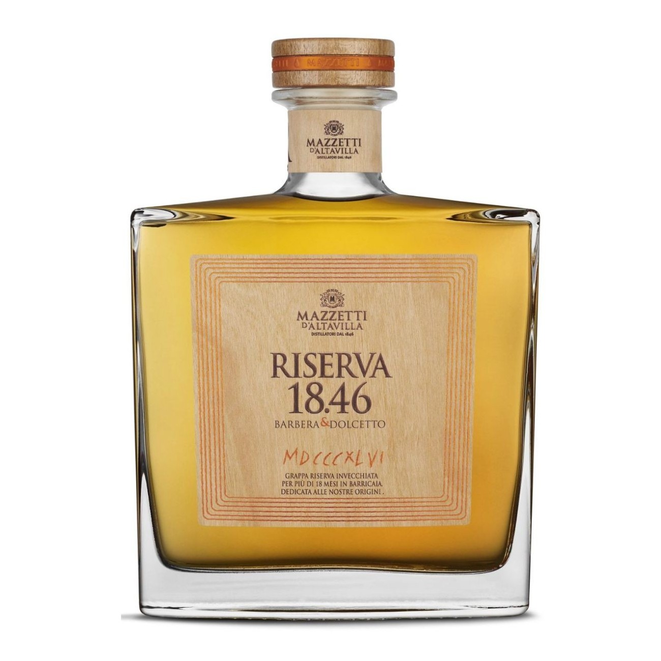 Grappa Mazzetti Riserva 18.46